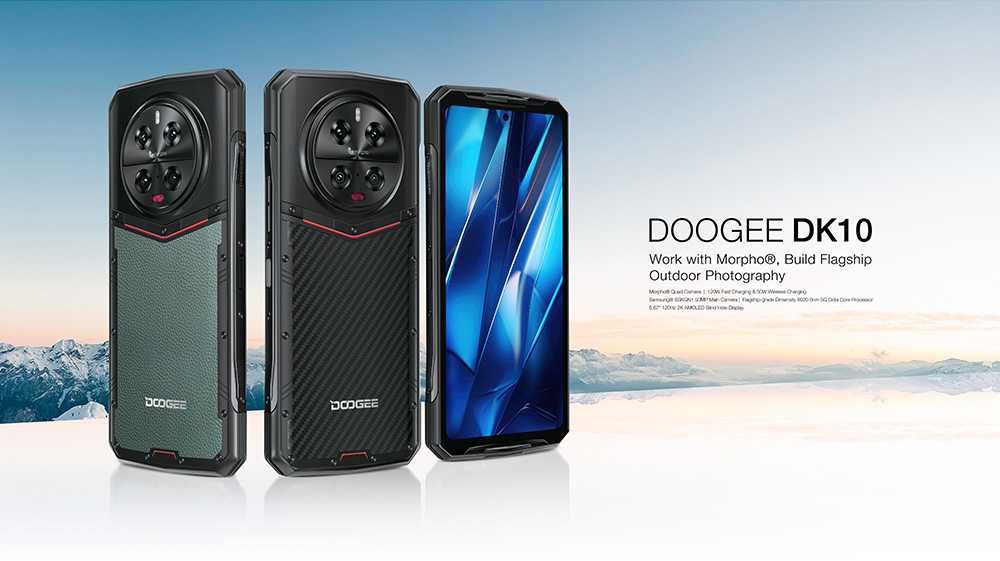 DOOGEE DK10, 32/512Gb, AMOLED 6,67 120Гц, 5150мАч 120W, Dimensity 8020