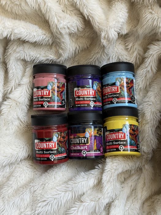 Набор акриловых красок COUNTRY (Multi Surface + Chalkart) — НОВЫЕ