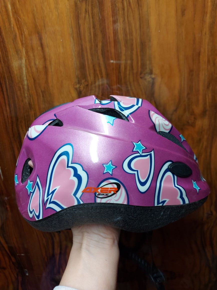 Kask rowerowy na rower dla dziewczynki