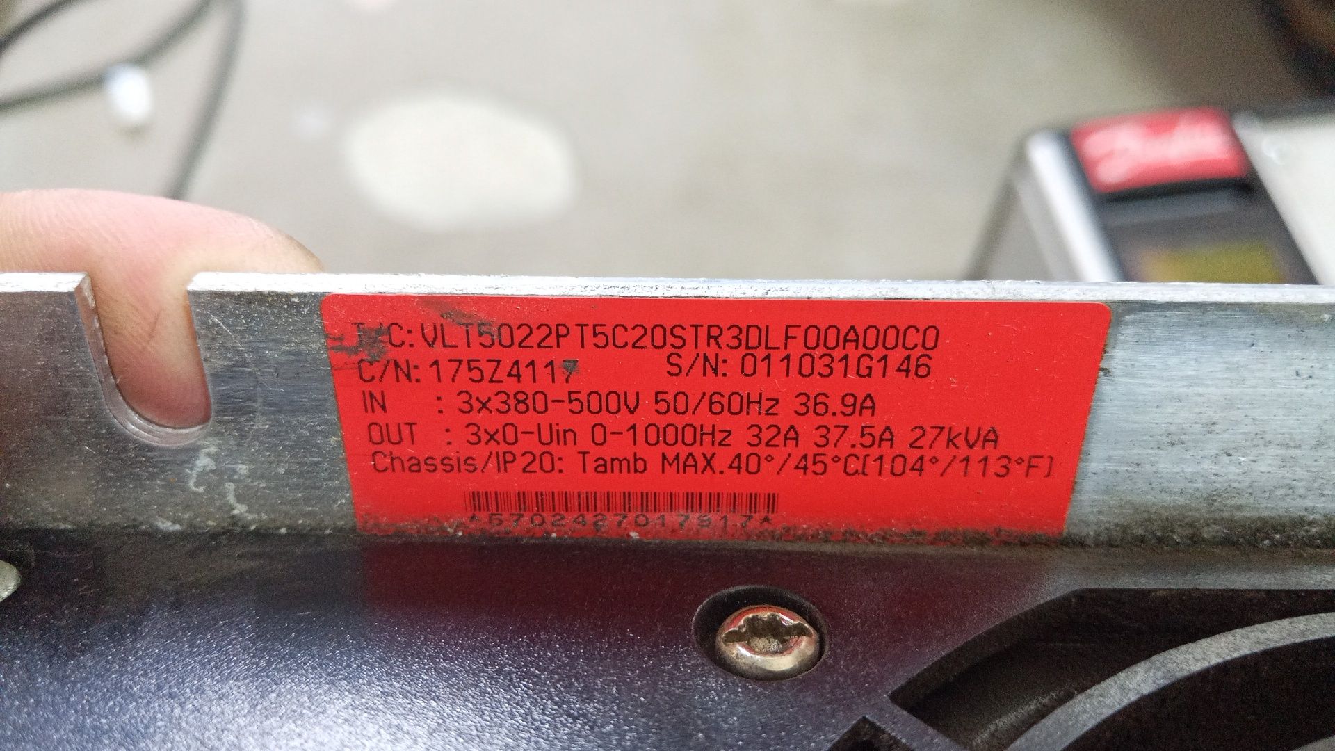 Falownik Danfoss VLT 5000  27 kWA