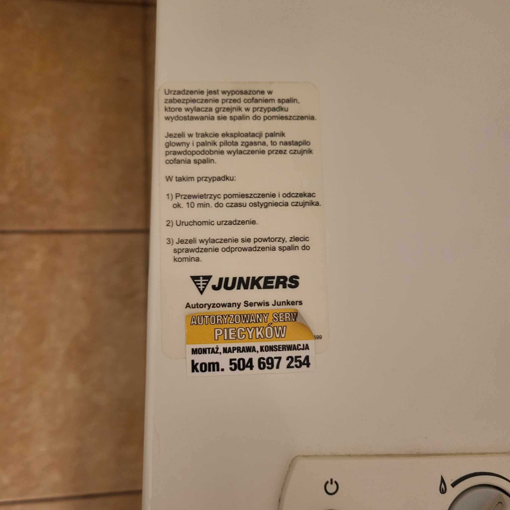 piecyk używany marki Junkers MaxiPower WRP 11-2B 23