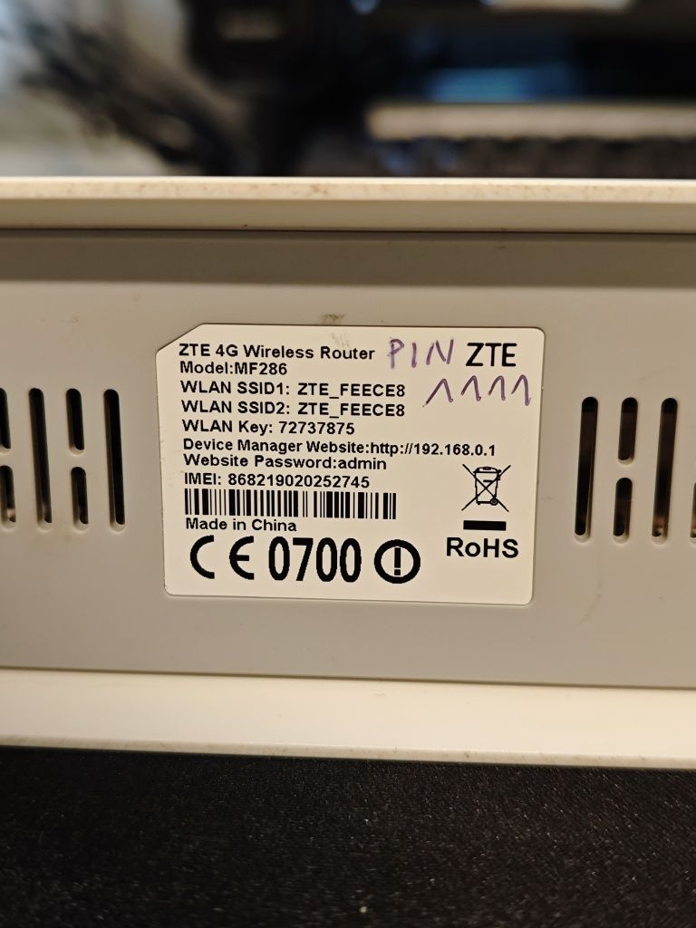 Router ZTE MF286