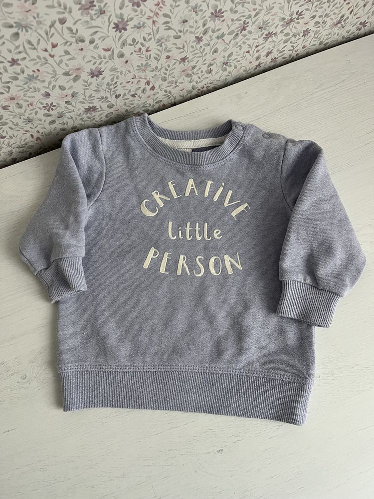 Bluza lawendowa H&M 74 80