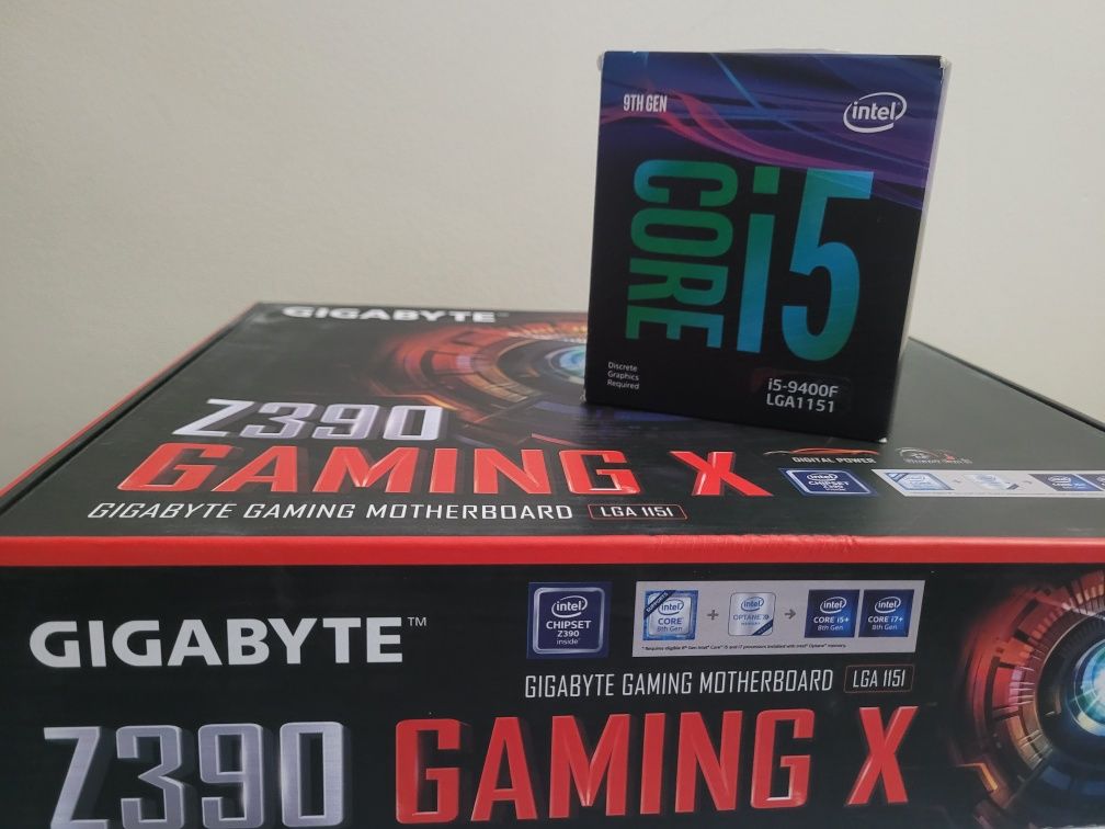 Płyta główna Gigabyte Z390 Gaming X + Procesor Intel Core i5-9400F
