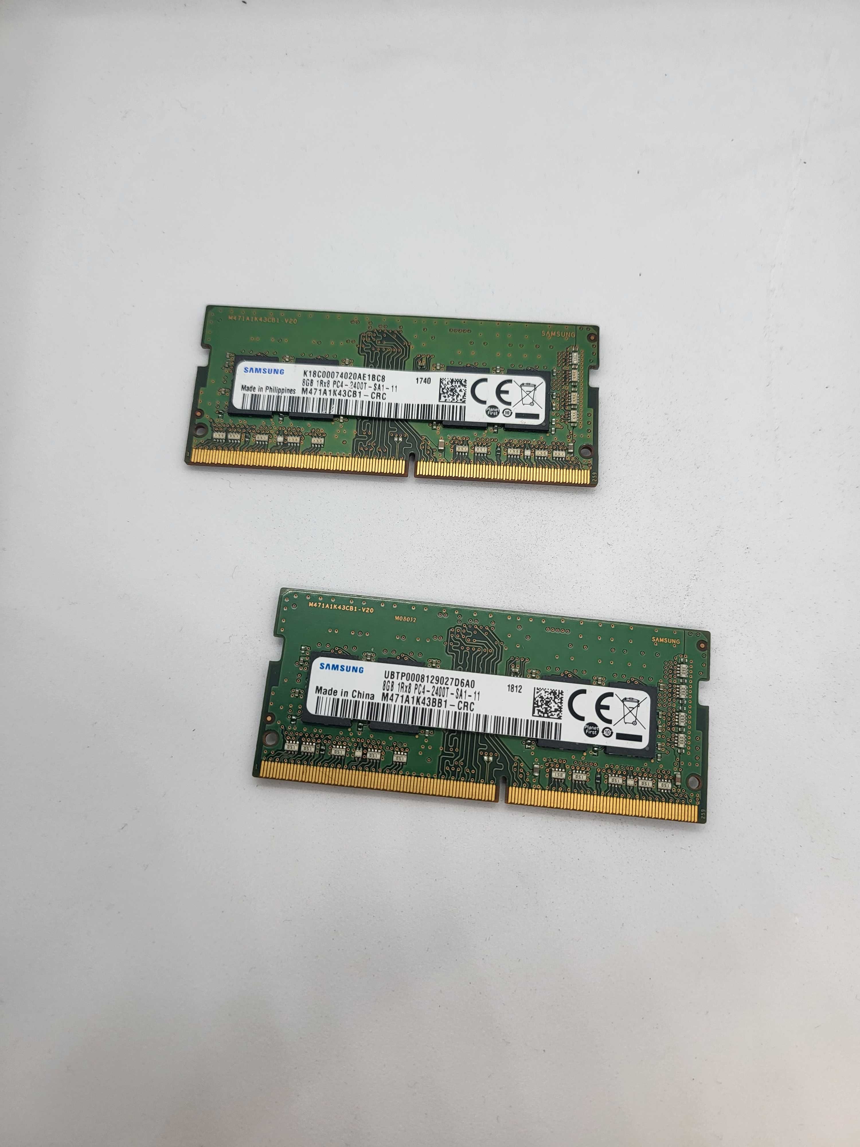 Pamięć RAM 16 GB - 2 x 8GB Samsung SO-DIMM DDR4 2400MHz PC4