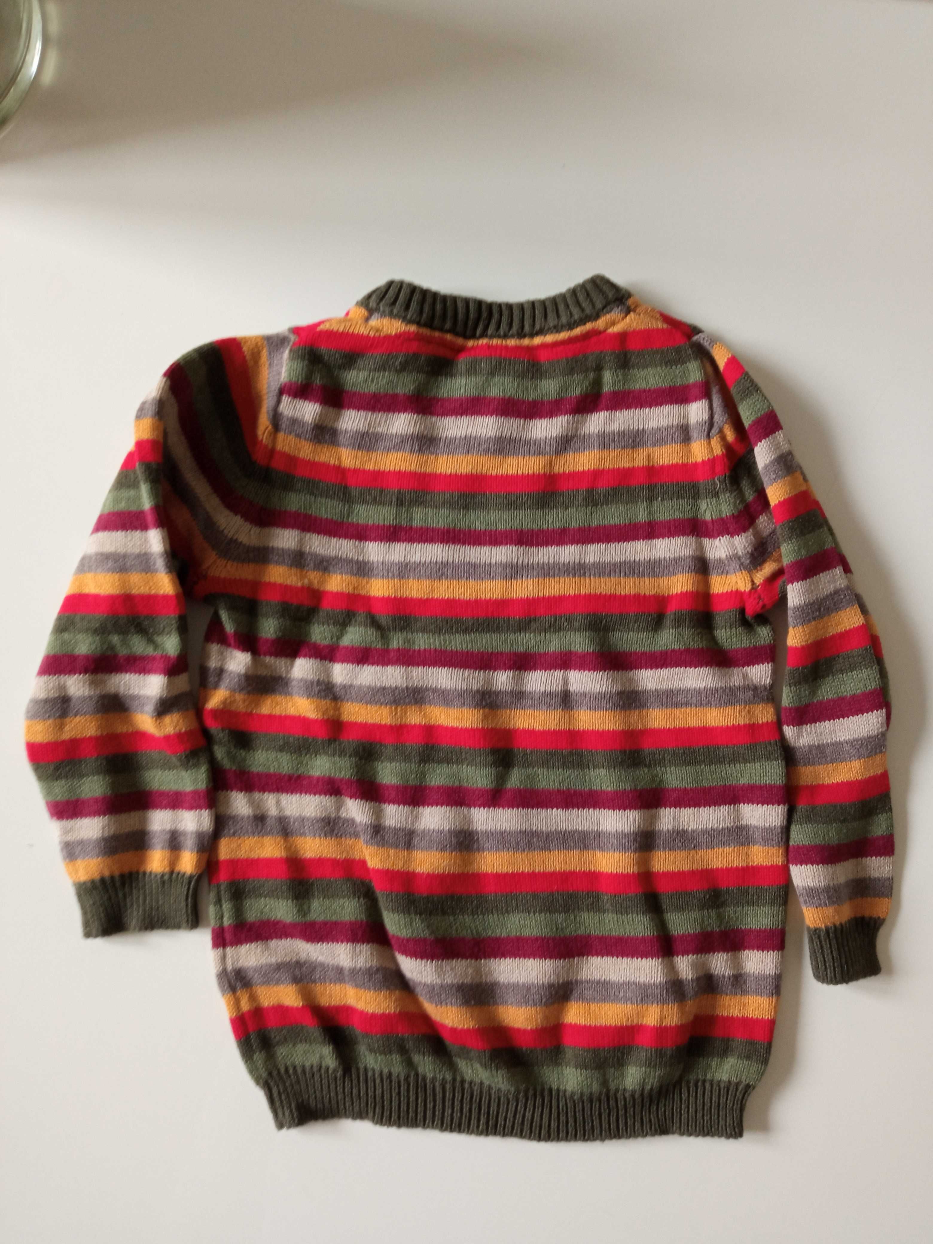 Wunderbärchen sweterek dziecięcy przez głowę bawełna r 86