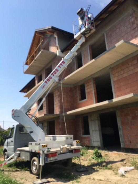 Wycinka drzew Usługi wysokościowe wynajem podnośnik koszowy 20m