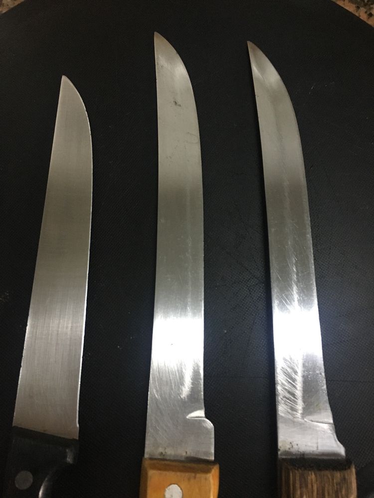 3 facas de cozinha