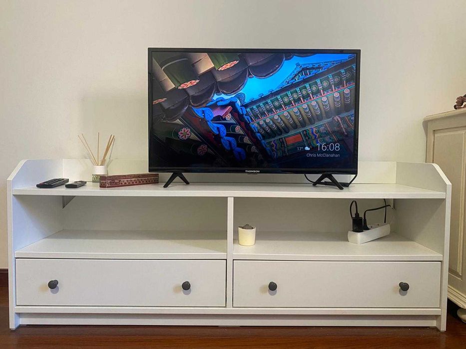 Rack ikea com duas gavetas em bom estado