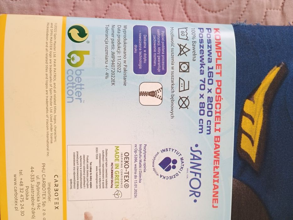 Pościel dziecięca.