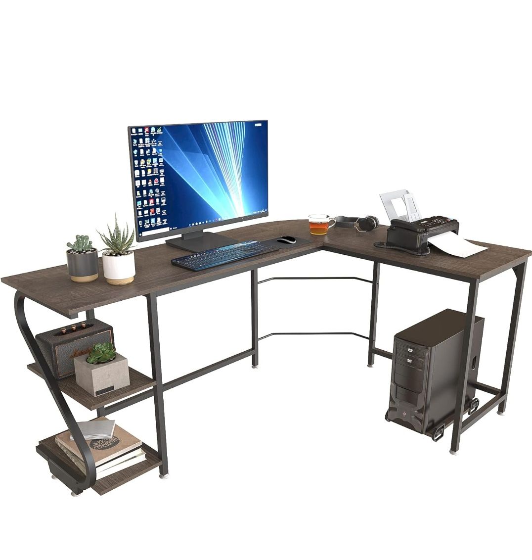 Biurko Weehom w kształcie L, biuro, gaming