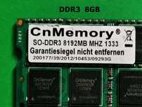 DDR3 8GB CnMemory 10600