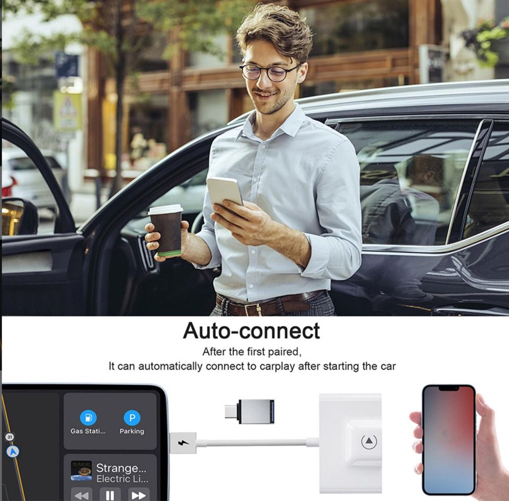 Бездротовий USB-адаптер CarPlay