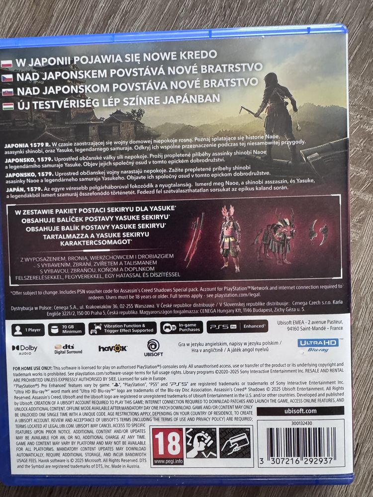 Assassins’s Creed Shadows ps5