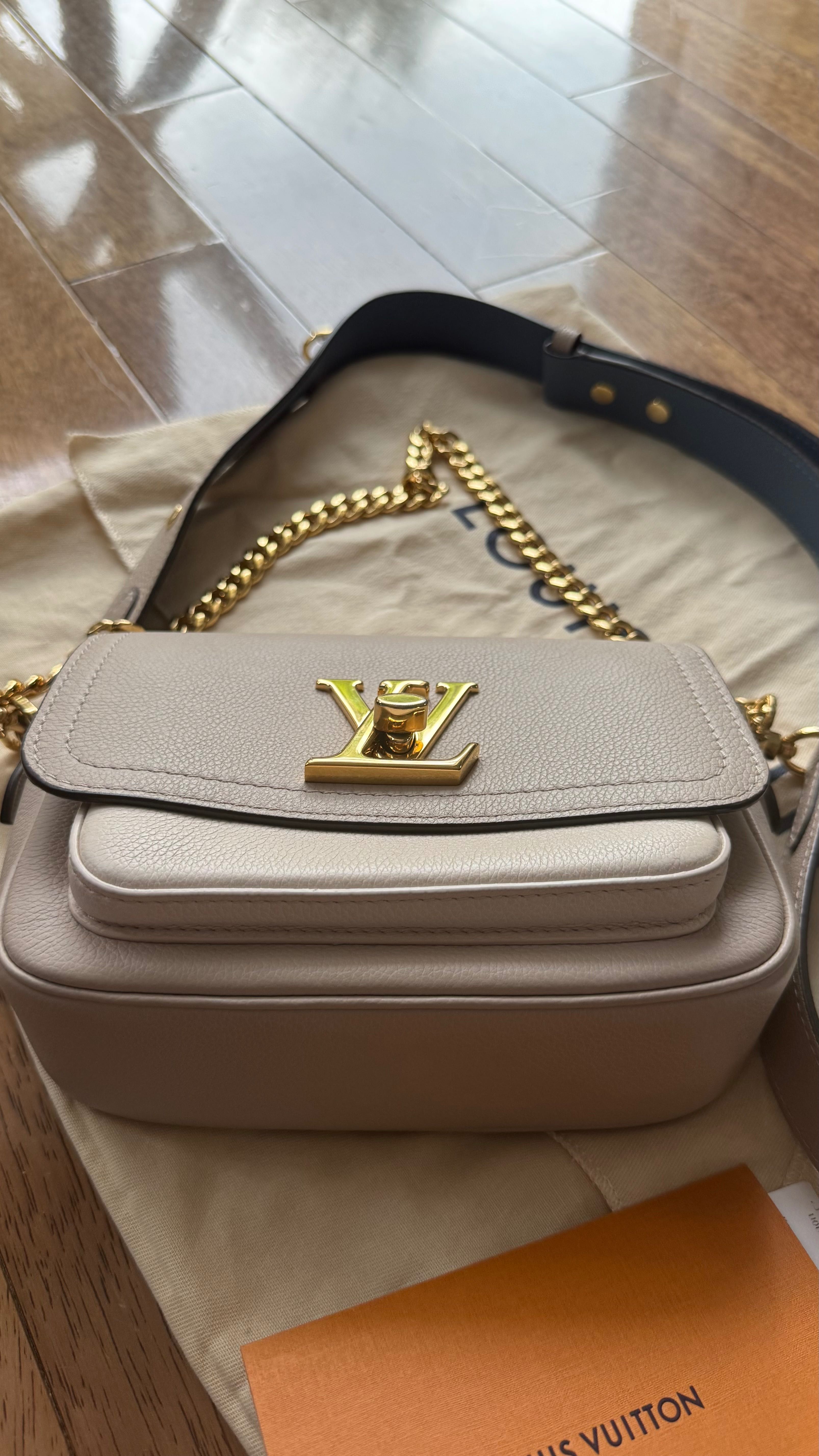 Louis Vuitton Lockme tender z dokumentami