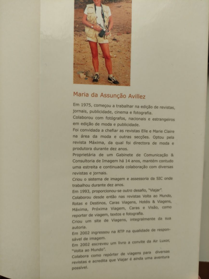 Livro "Viagens Almas e Vidas" de Maria da Assunção Avillez