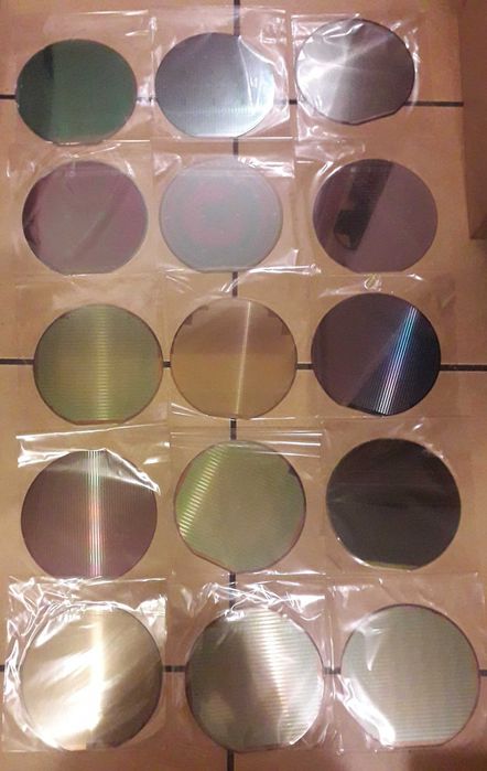 Wafel Krzemowy Wafle Krzemowe Silicon Wafer 6 cali / 150 mm 100 sztuk