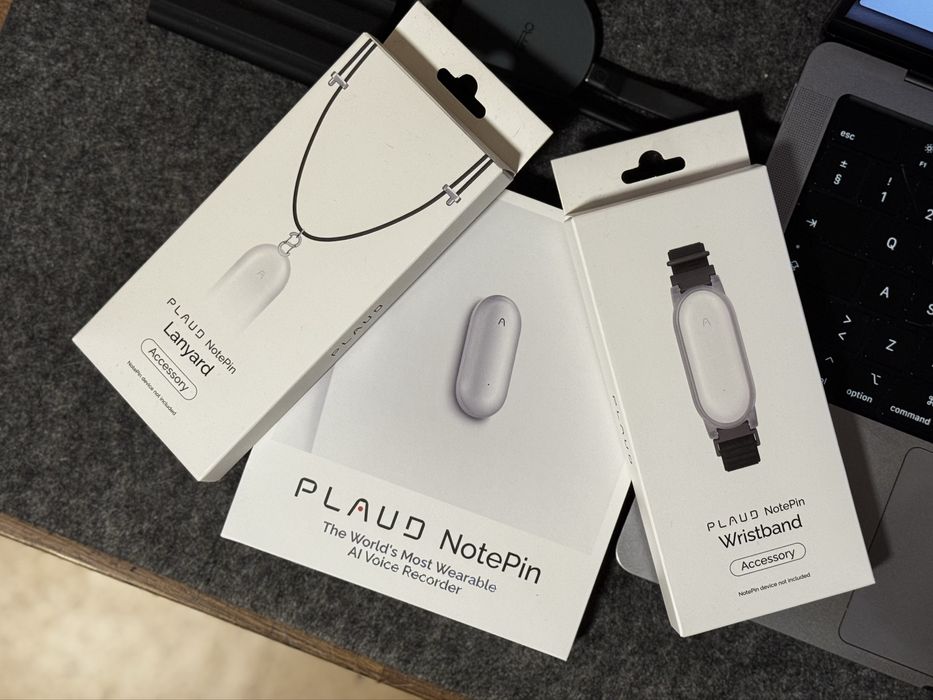 Plaud Note Pin + Acessórios NOVOS