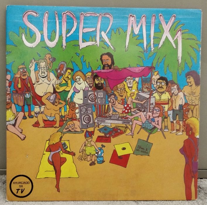 Discos vinil LP Super Mix 1, Angie Gold, Megamix