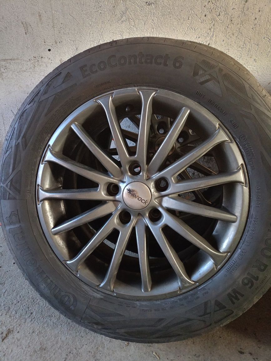 Sprzedam alufelgi 5x112 r16 opony letnie