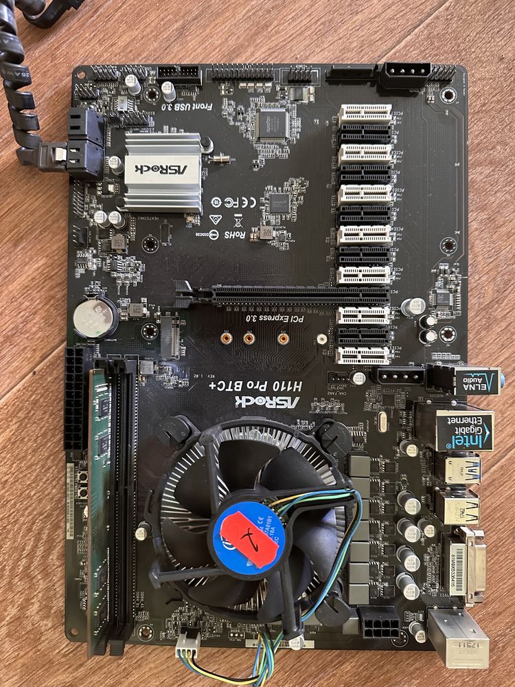 Материнская плата Asrock H 81 , H 110 Pro BTC +