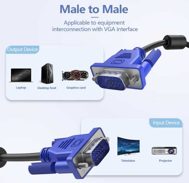 Kabel VGA do VGA Weduda
