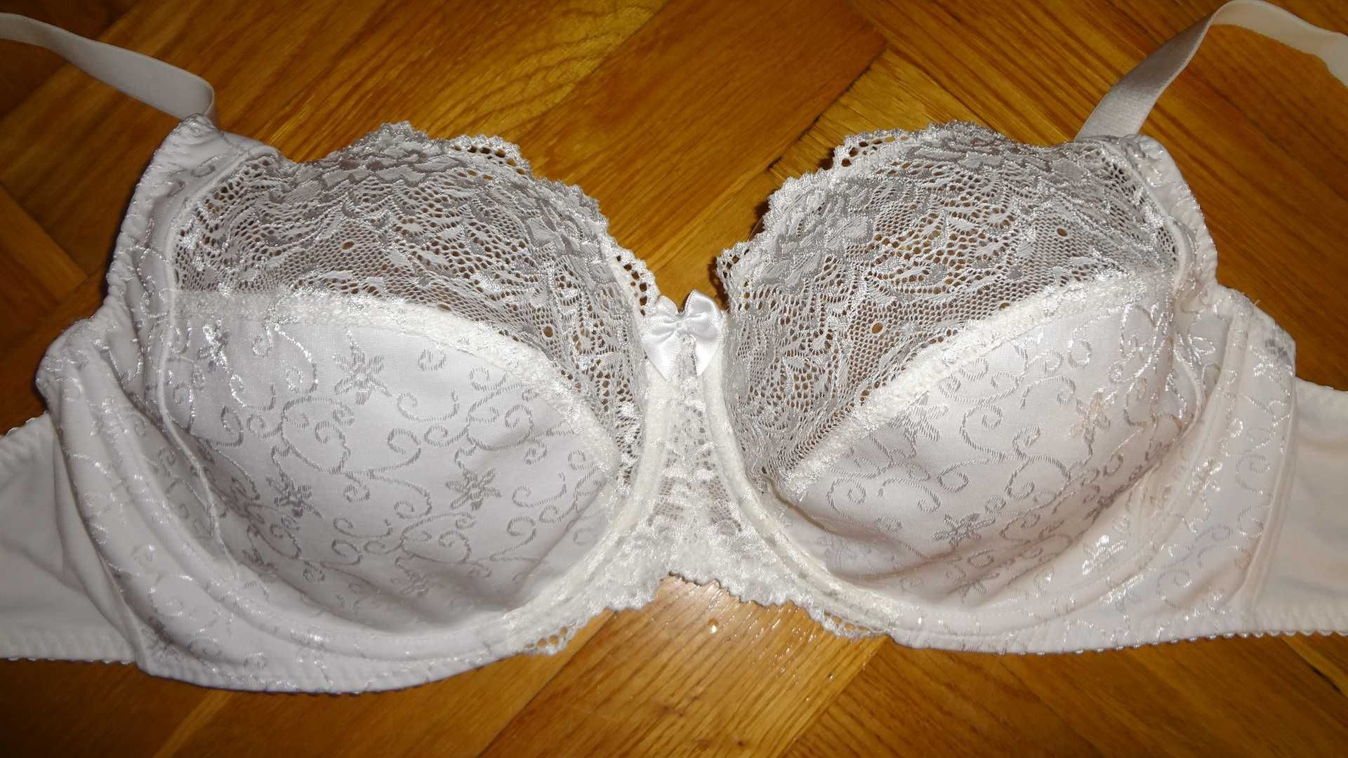 Biustonosz Dorina 95C biały, śliczny