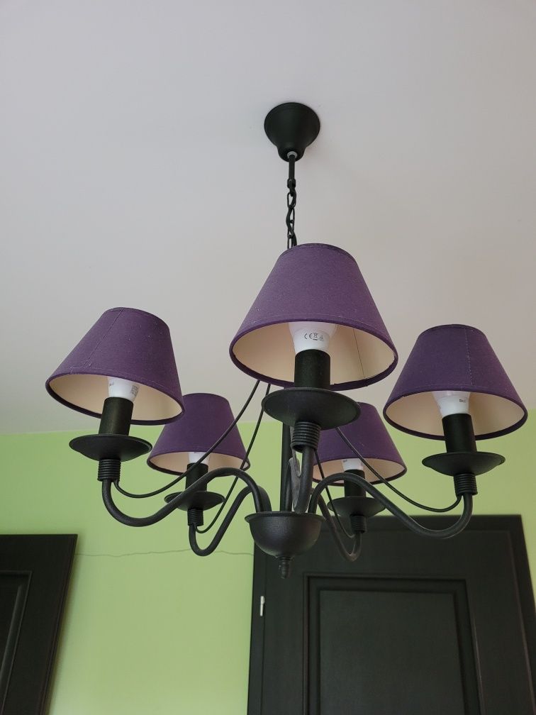 Lampa, żyrandol abażur