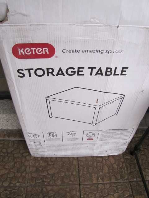 Stolik ogrodowy skrzynia do przechowywania na balkon taras KETER