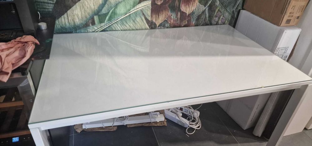 Stół MELLTORP 125 x 75 + blat szklany IKEA