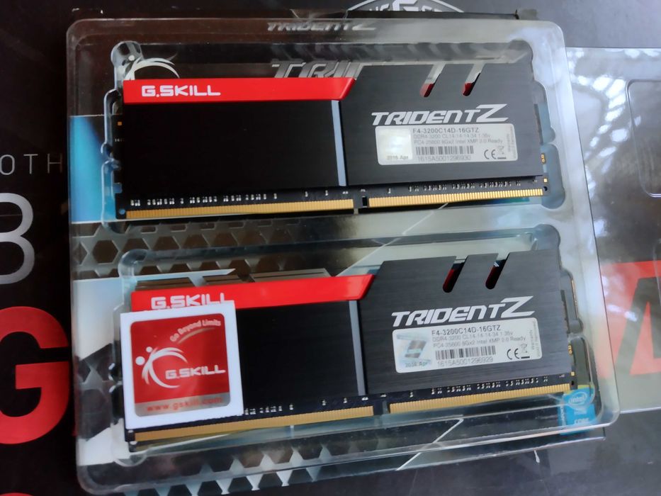 Pamięć G.Skill Trident Z 16GB(2x8GB) DDR4 3200MHz CL14 B-DIE Samsung