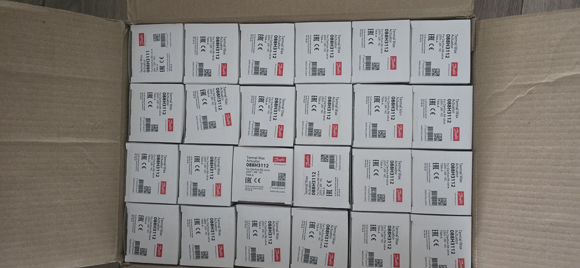 Siłowniki termiczne Danfoss