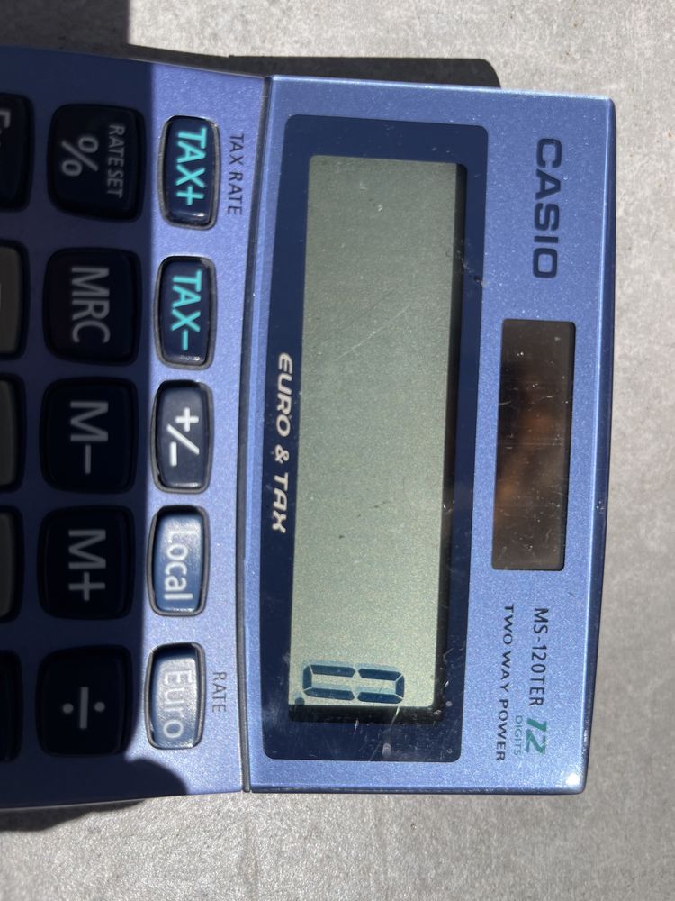 Calculadora solar de mesa Casio MS-120TER - como Nova
