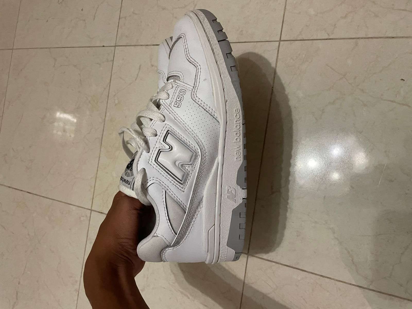 Sapatilhas New Balance 550 Brancas/Cinzentas