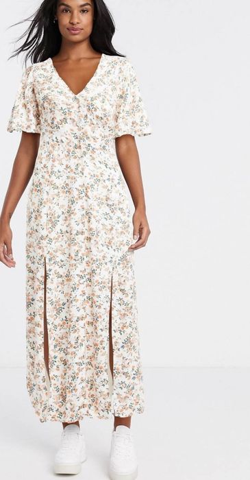 ASOS - vestido comprido floral novo com etiqueta e embalagem