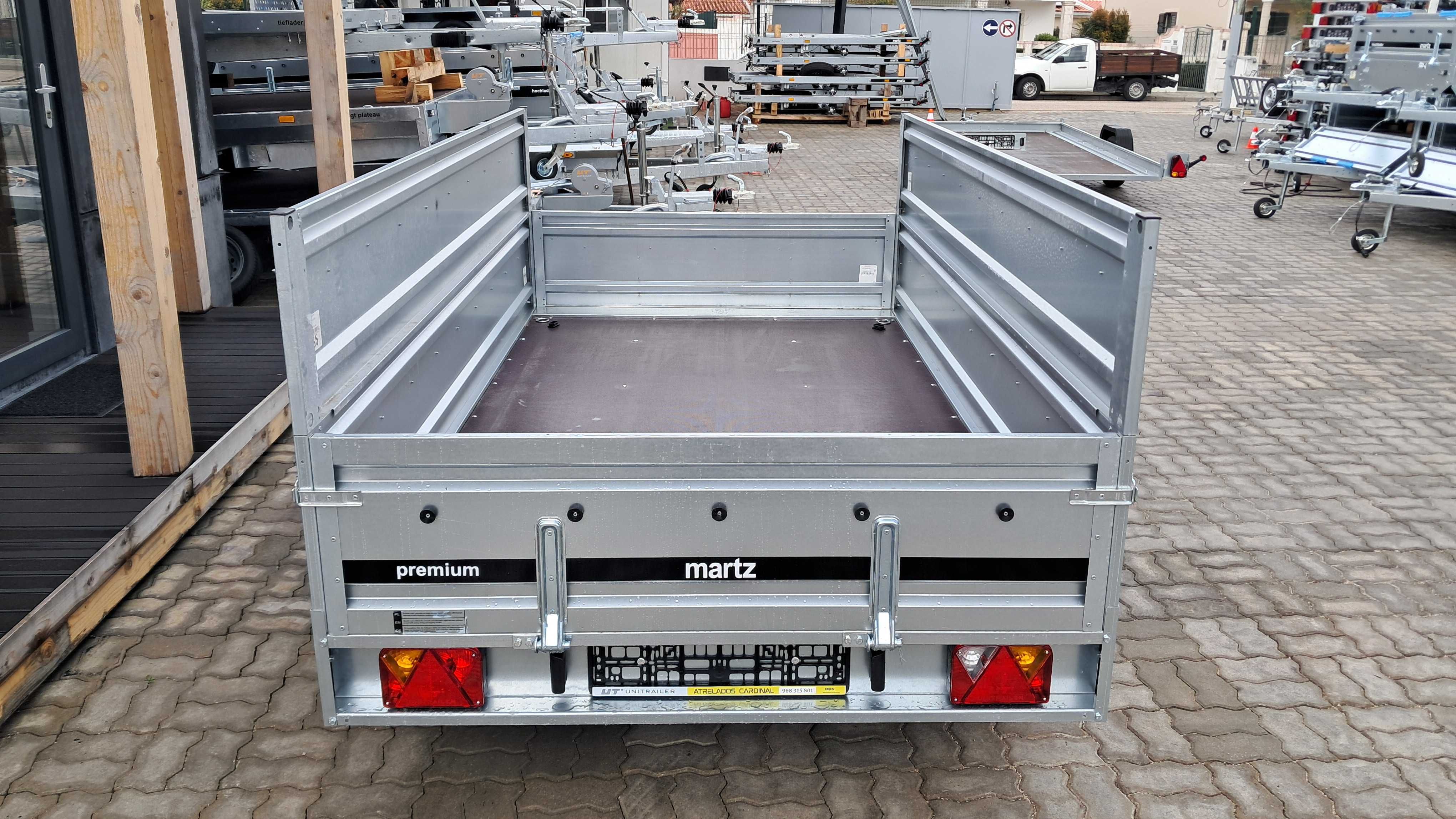 ATRELADO MARTZ PREMIUM 2,65M/2 + kit de laterais e lona plana NOVO