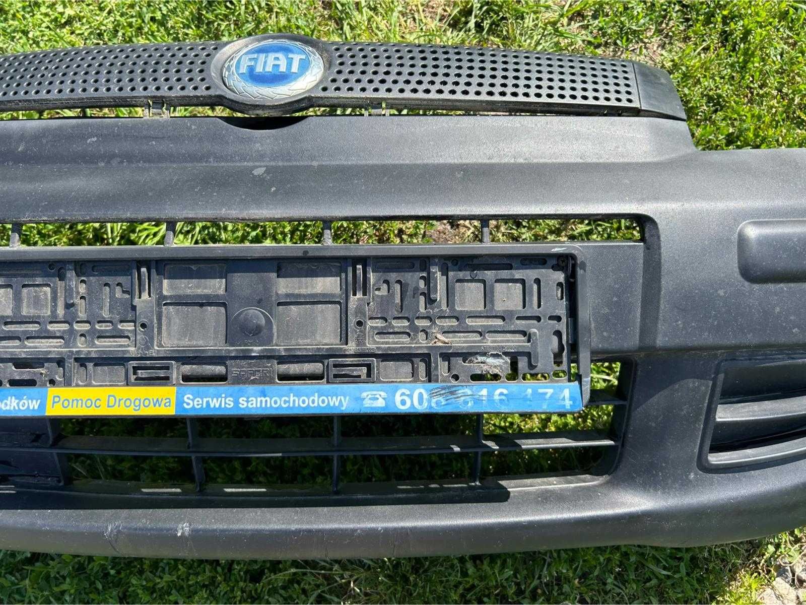 Zderzak przedni przód Fiat Panda czarny