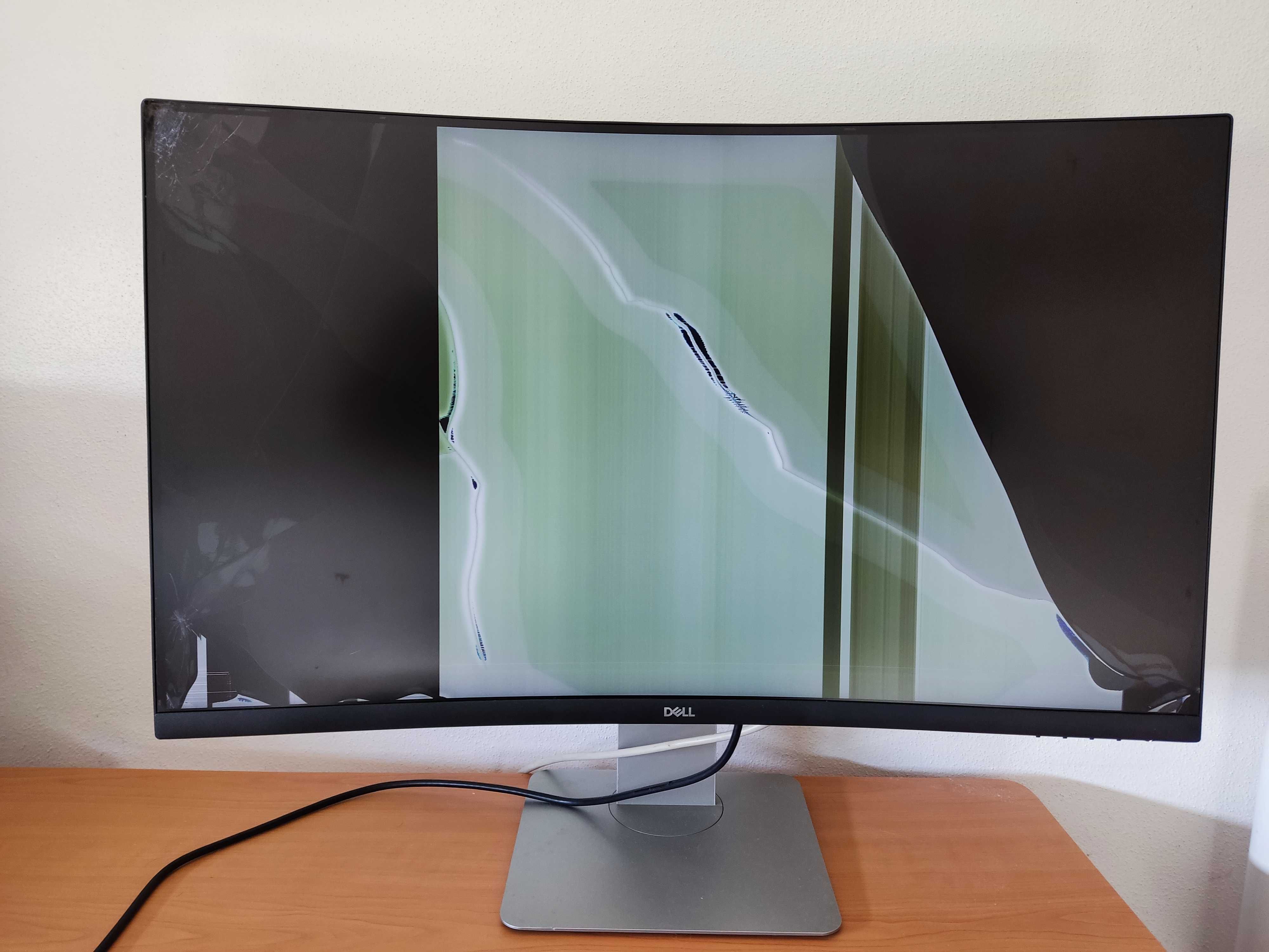 Ecrã Dell S3221QS - Danificado