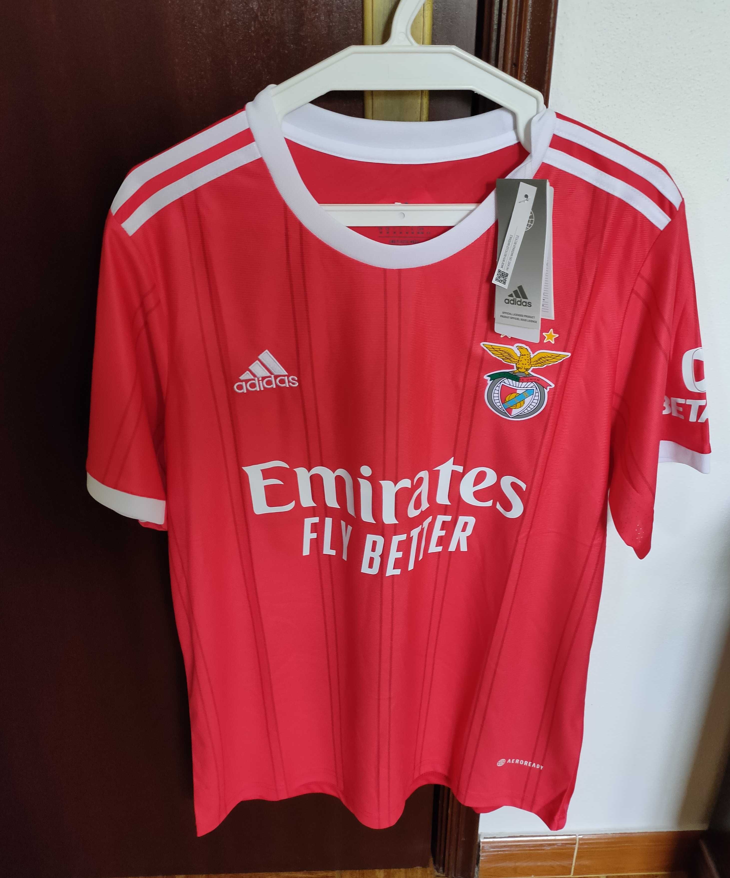 Camisola oficial do Benfica nova com etiqueta
