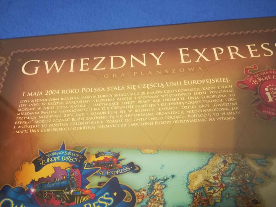 Gra planszowa Gwiezdny express (poznaj kraje Unii Europejskiej)