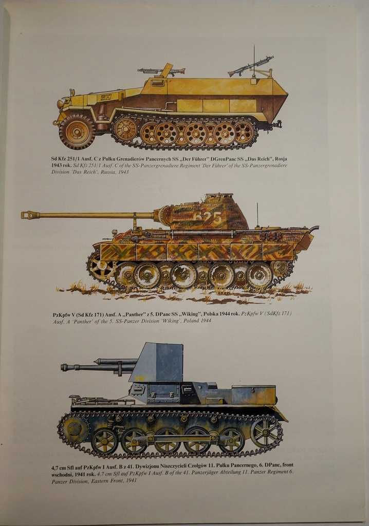 MILITARIA : Panzer Colours 17 część II - Janusz LEDWOCH /jak NOWA !!/