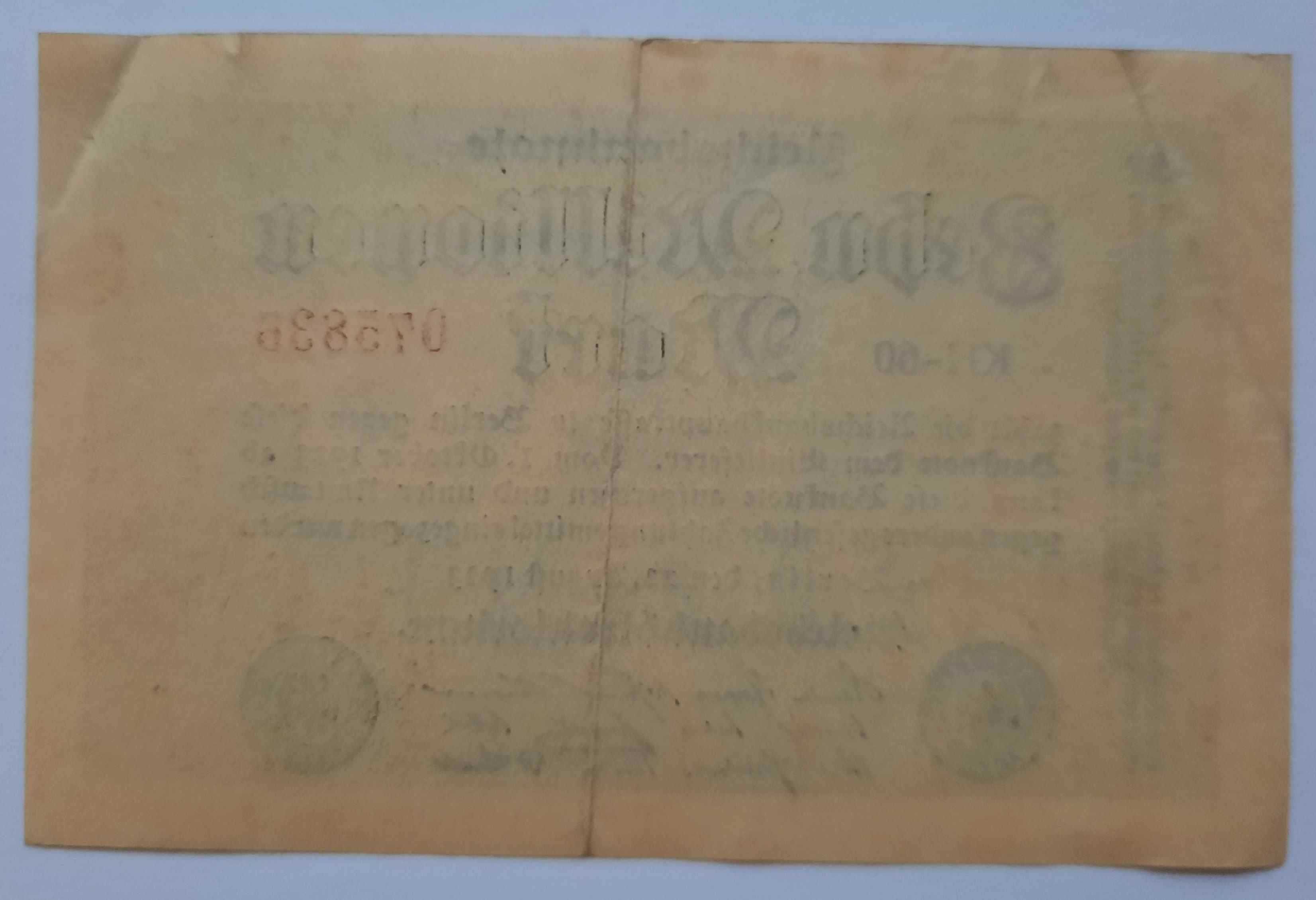 Niemcy 10 Milionów Marek 1923