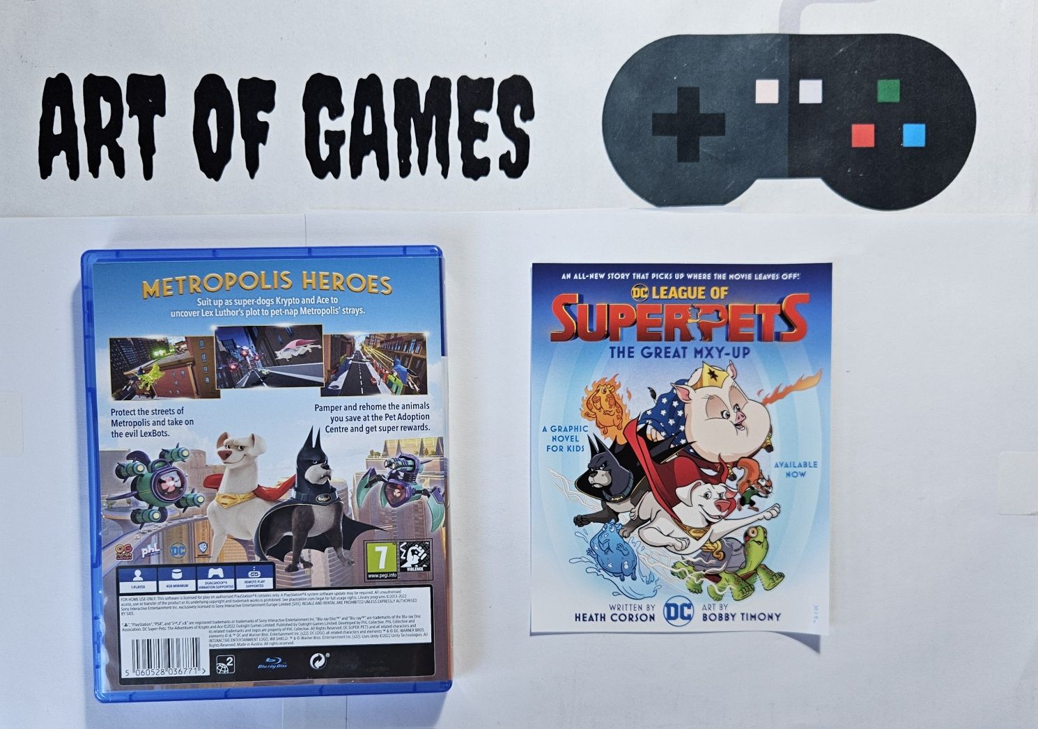 Superpets Adventure of Krypto and Ace PL Dubbing Ps4 Ps5 Playstation 4