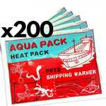 200szt HeatPack Heat Pack Aqua Pack podgrzewacz transport