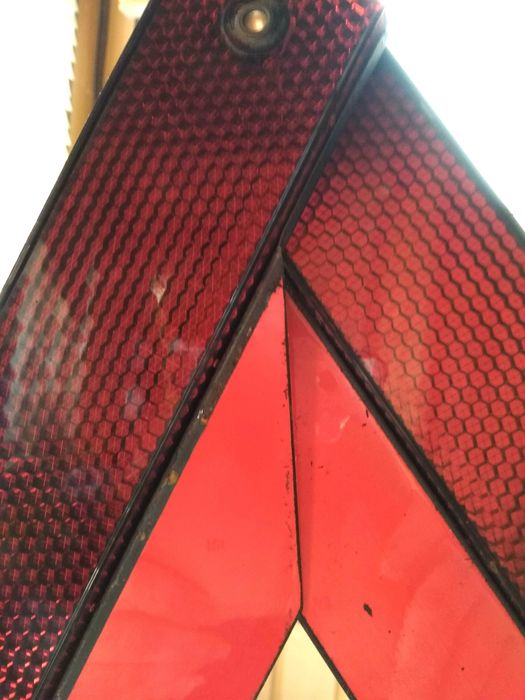 Знак аварийный дорожный ссср большой в чехле складной 52,5 х 44 см