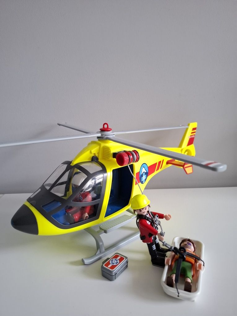 Playmobil helikopter ratunkowy gorski