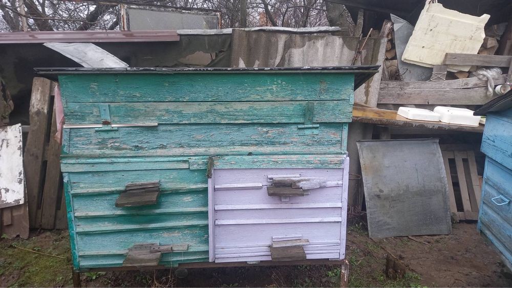 Вулик з рамками на дві сімї