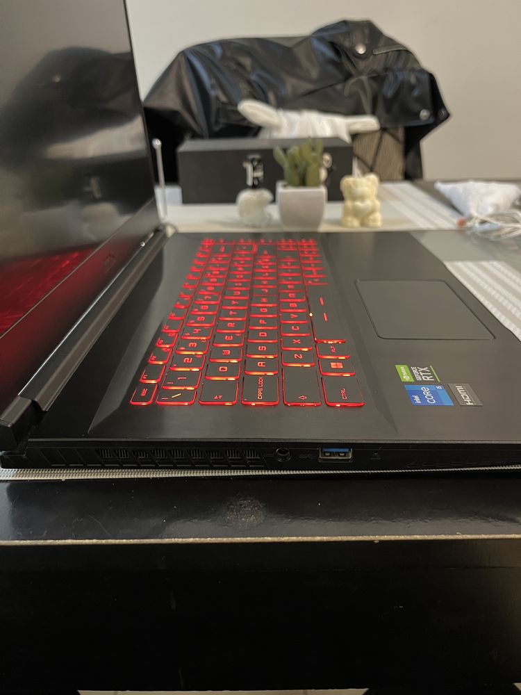 Gaming Laptop MSI GF63 Thin RTX3050 32gb ram