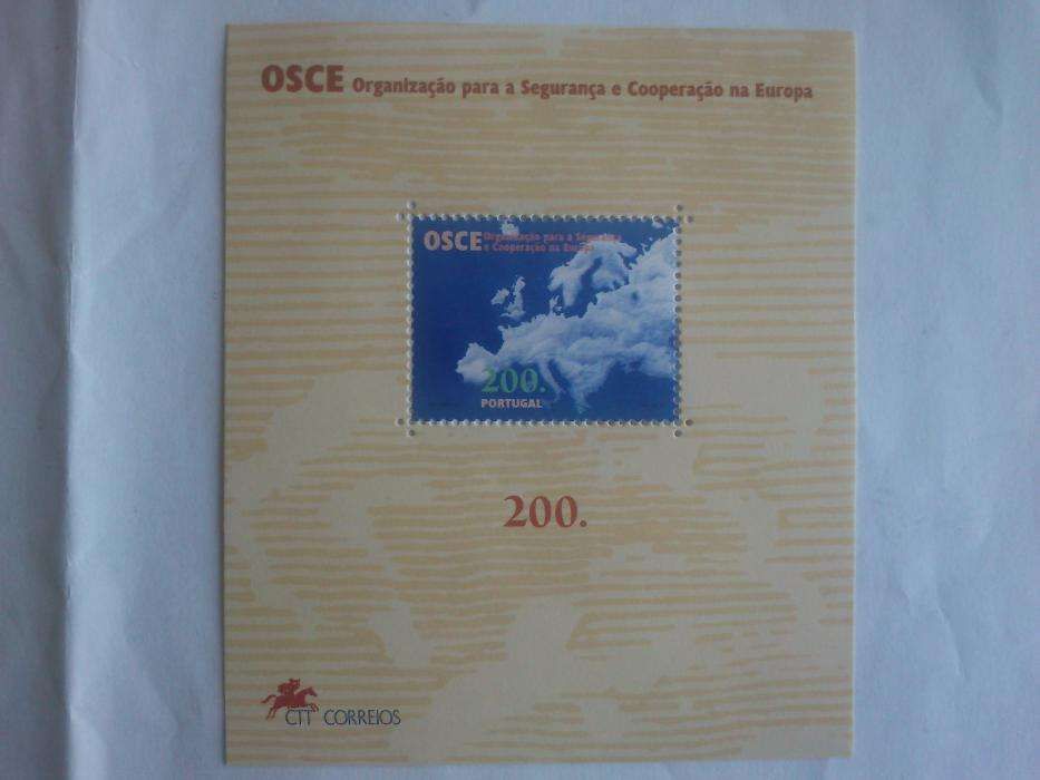 Bloco filatélico+FDC da O.S.C.E. CTT afinsa #148