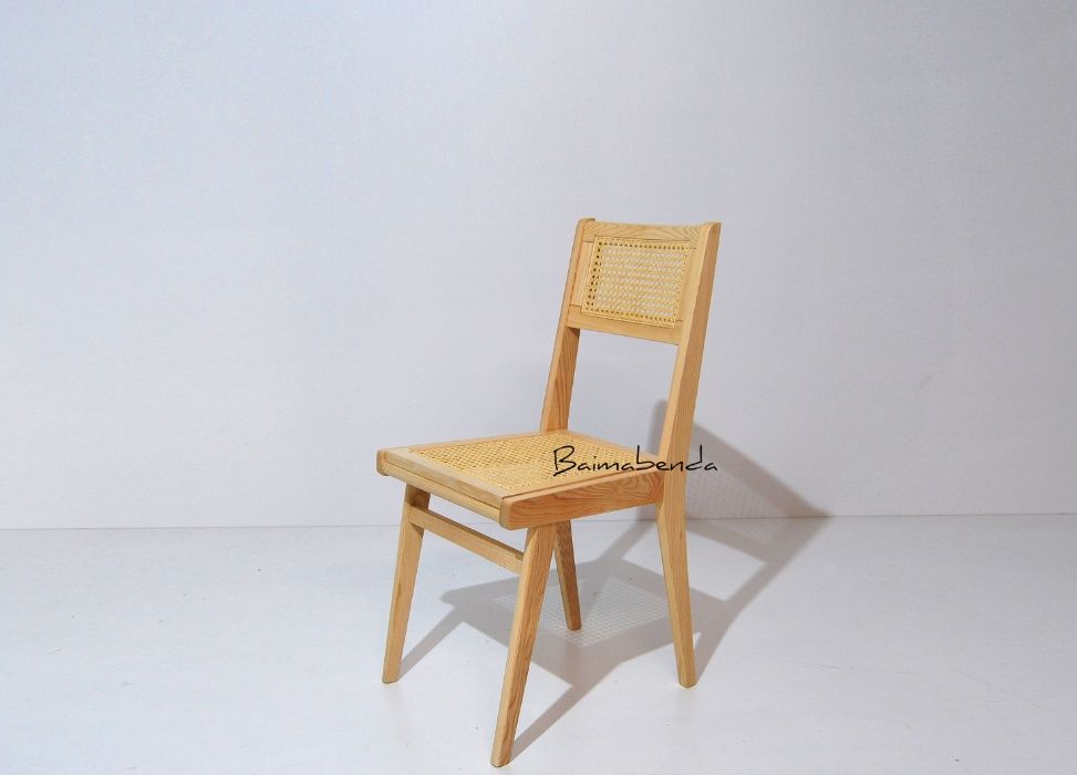 Cadeira com Palhinha / Estilo Nórdico / Escandinavo / Retro Vintage